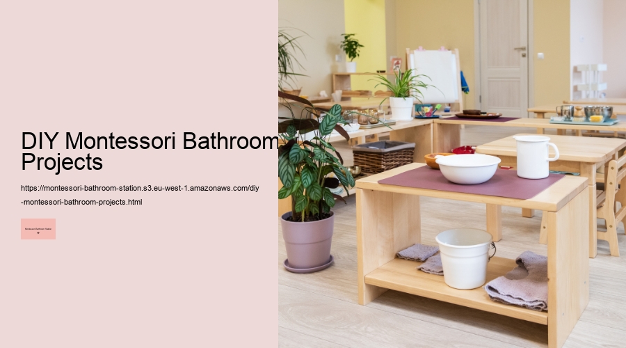 DIY Montessori Bathroom Projects