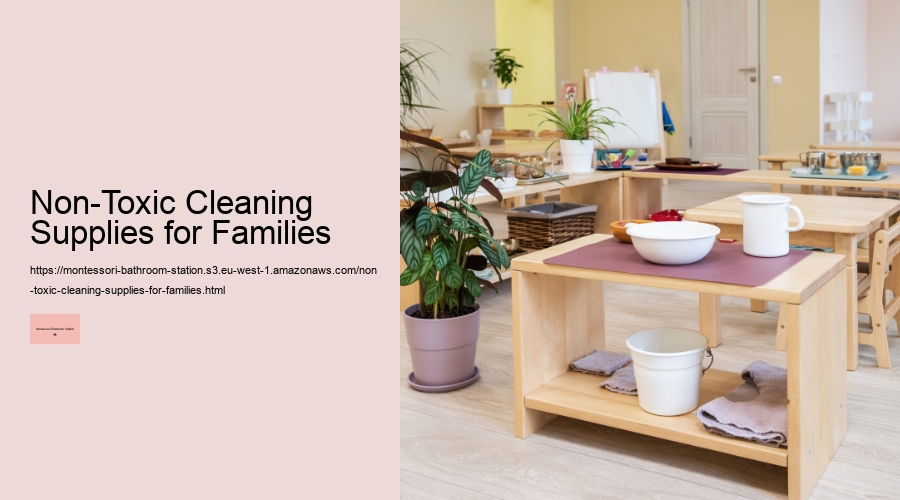 Non-Toxic Cleaning Supplies for Families